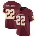 My Store W.Commanders #22 Jacory Croskey-Merritt Player Burgundy Vapor Limited Stitched Jerseys
