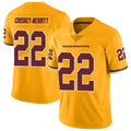 My Store W.Commanders #22 Jacory Croskey-Merritt Player Gold Vapor Limited Stitched Jerseys