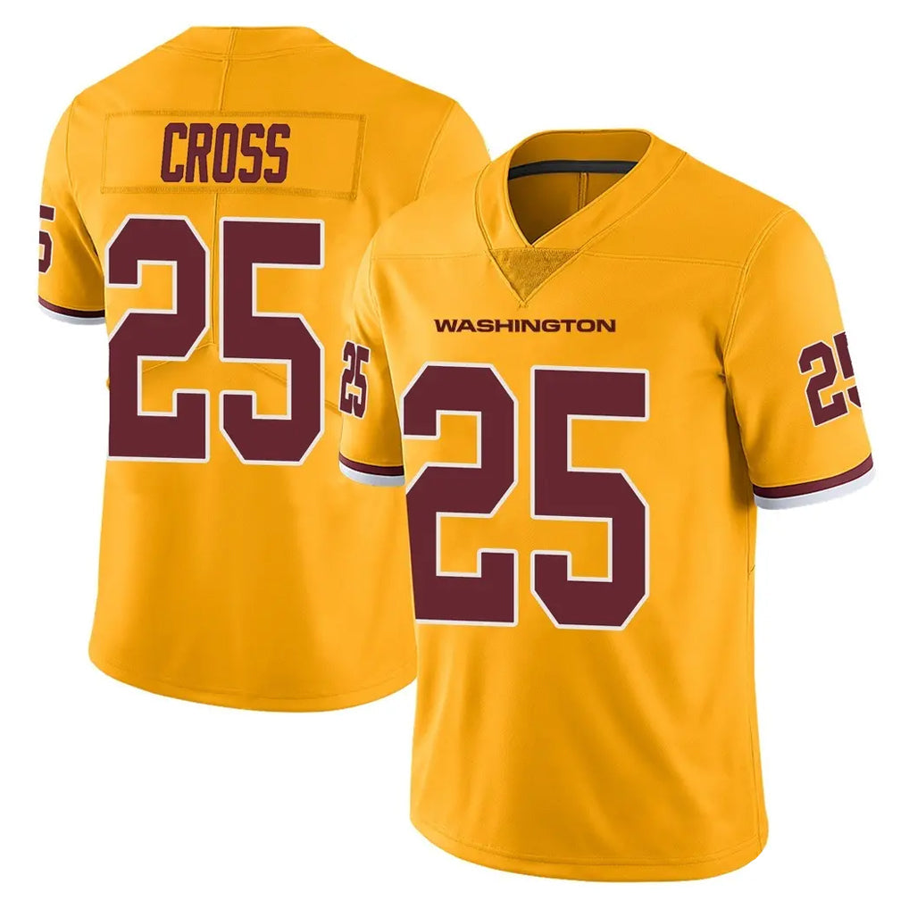 My Store W.Commanders #25 Nick Cross Player Gold Limited Color Rush Home Game Stitched Jerseys
