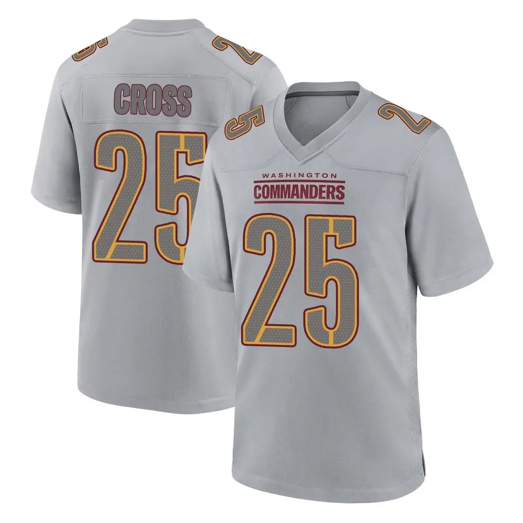 My Store W.Commanders #25 Nick Cross Player Gray Atmosphere Fashion Home Game Stitched Jerseys