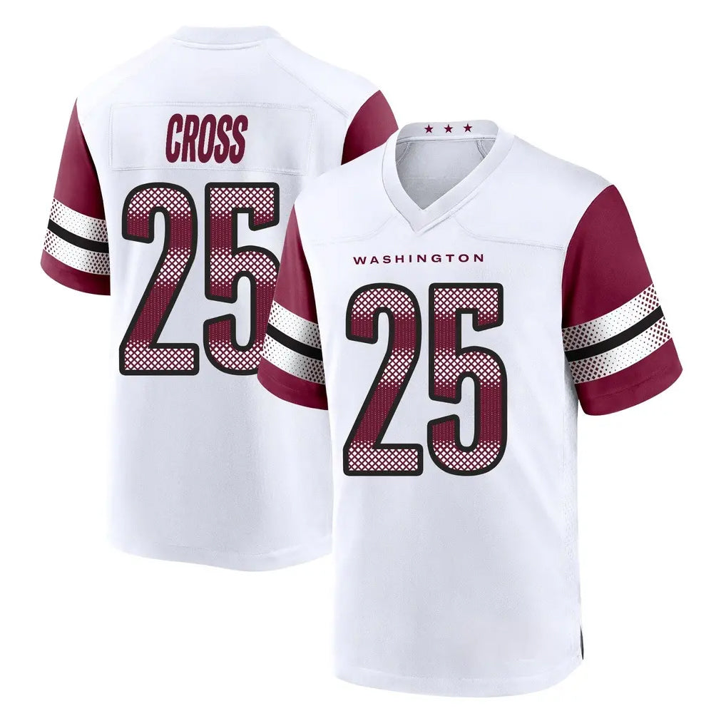 My Store W.Commanders #25 Nick Cross Player White Game Home Stitched Jerseys