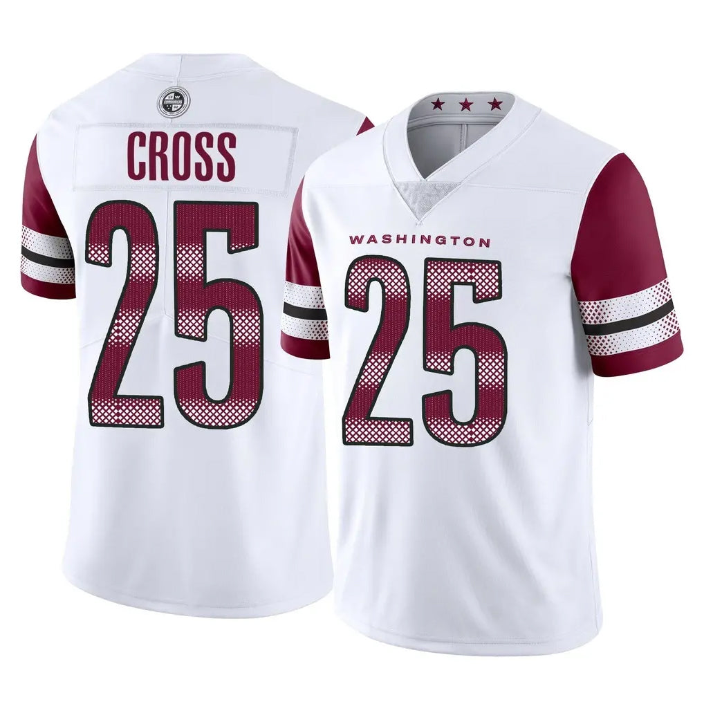 My Store W.Commanders #25 Nick Cross Player White Limited Vapor Home Game Stitched Jerseys