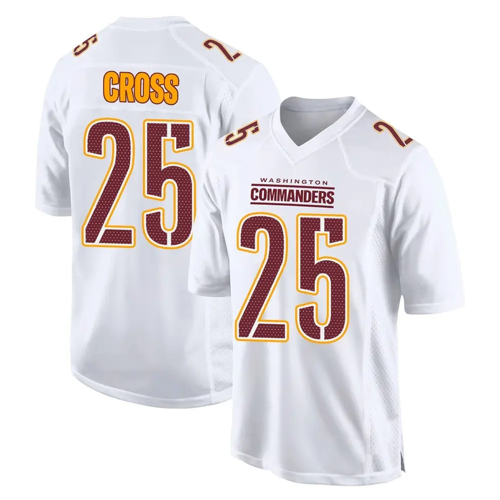 My Store W.Commanders #25 Nick Cross Player White Tundra Fashion Home Game Stitched Jerseys