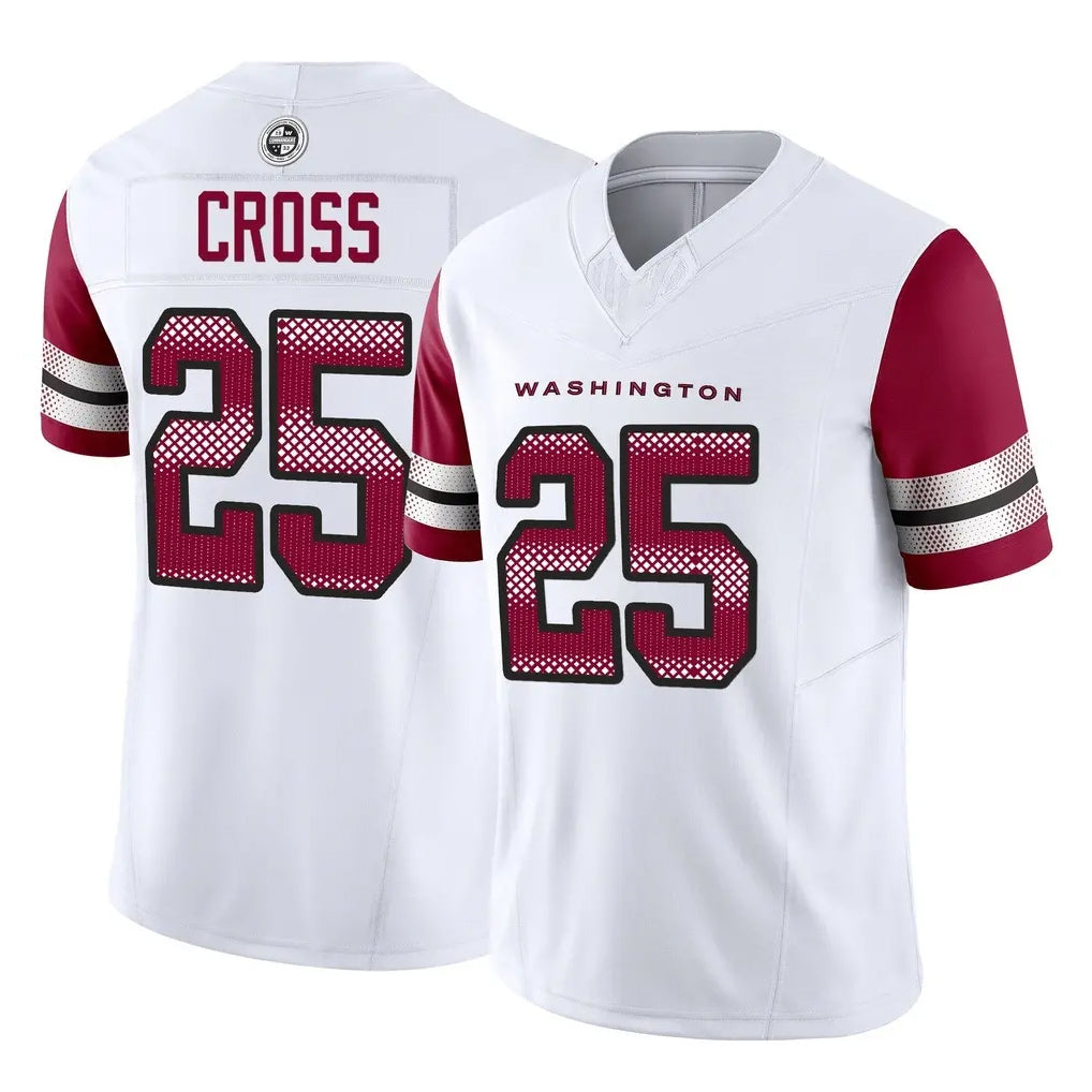 My Store W.Commanders #25 Nick Cross Player White Vapor F.U.S.E. Limited Home Game Stitched Jerseys