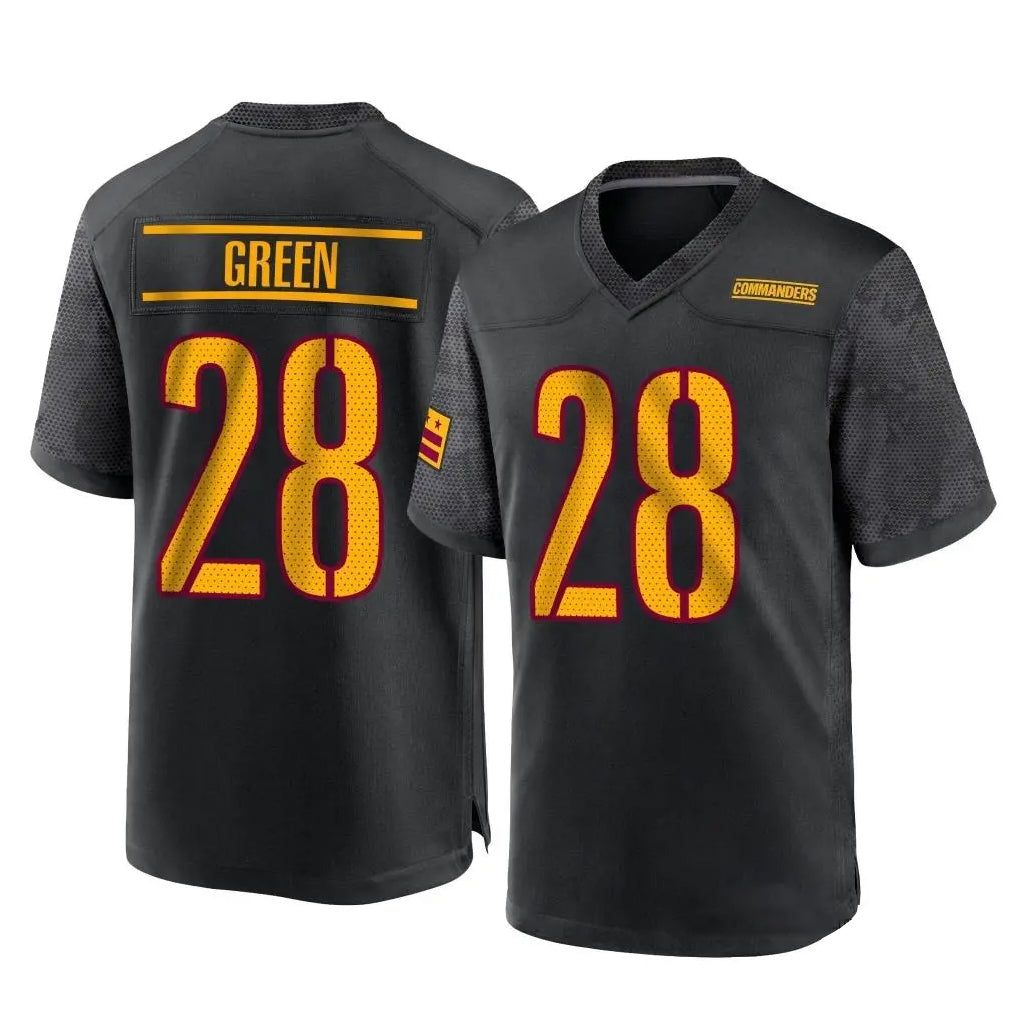 My Store W.Commanders #28 Darrell Green Player Black Home Game Stitched Jerseys