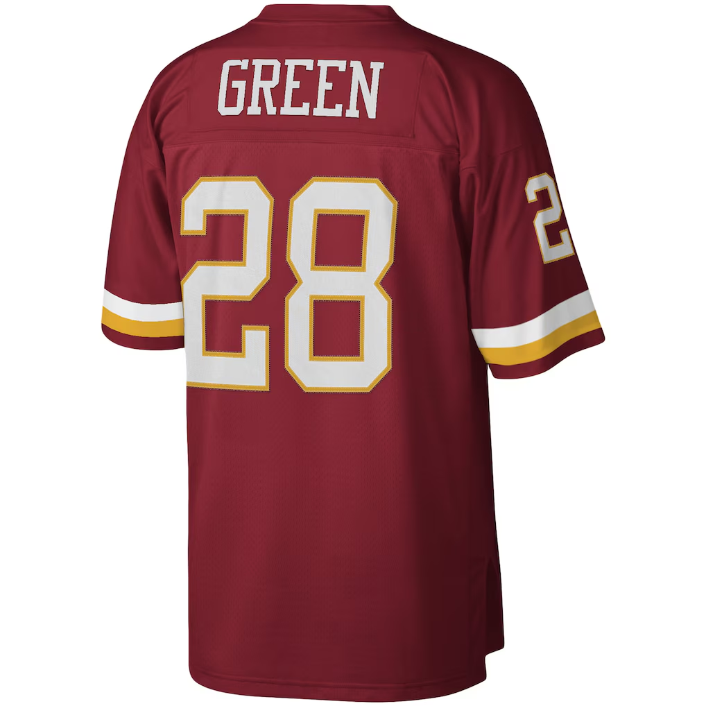 My Store W.Commanders Team #28 Darrell Green Mitchell & Ness Burgundy Legacy Replica Stitched Jerseys