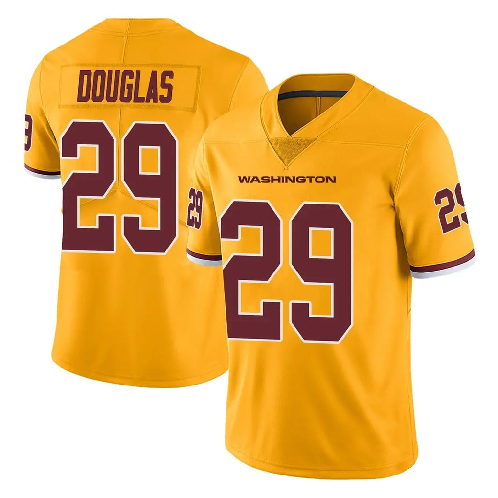 My Store W.Commanders #29 Rasul Douglas Player Gold Limited Color Rush Home Game Stitched Jerseys