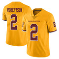 My Store W.Commanders #2 Amik Robertson Player Gold Limited Color Rush Home Game Stitched Jerseys