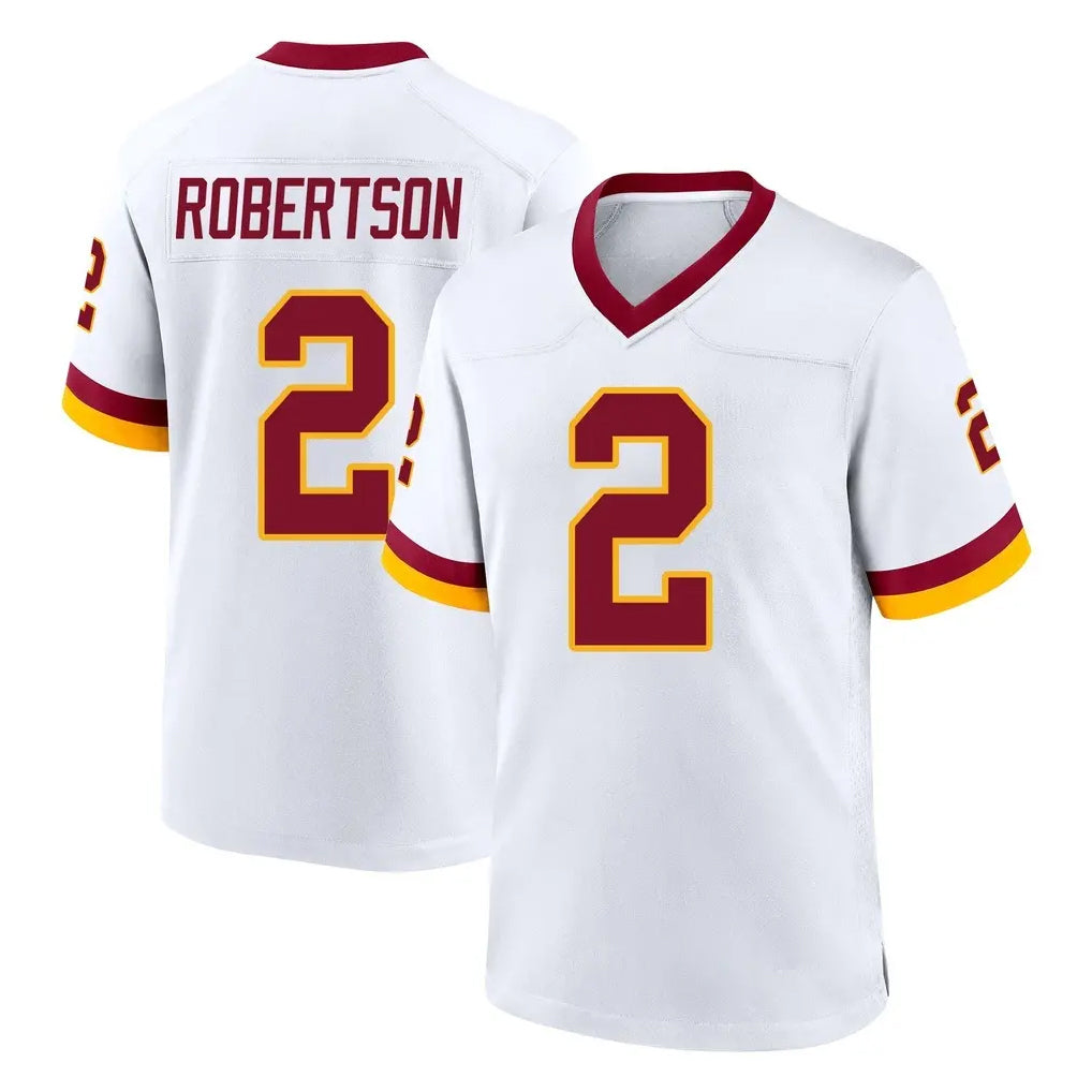 My Store W.Commanders #2 Amik Robertson Player White Home Game Stitched Jerseys