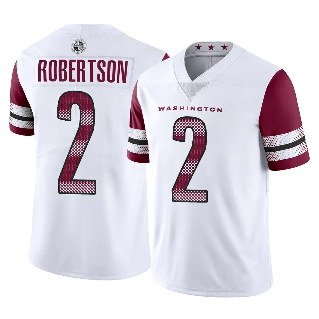 My Store W.Commanders #2 Amik Robertson Player White Limited Vapor Home Game Stitched Jerseys