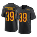 My Store W.Commanders #39 Jeremy Reaves Player Black Home Game Stitched Jerseys