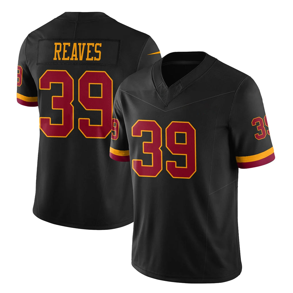 My Store W.Commanders #39 Jeremy Reaves Player Black Limited Vapor Home Game Stitched Jerseys
