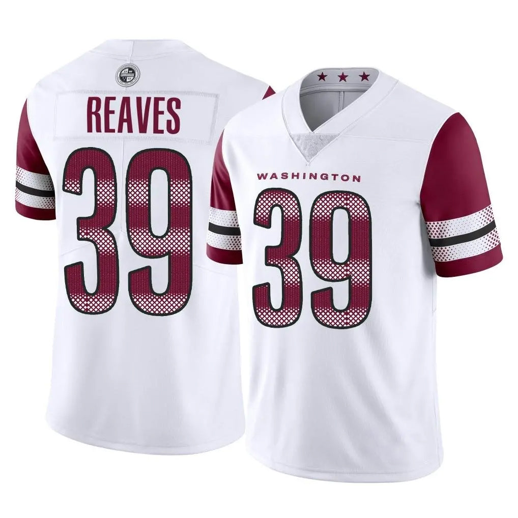 My Store W.Commanders #39 Jeremy Reaves Player White Limited Vapor Home Game Stitched Jerseys