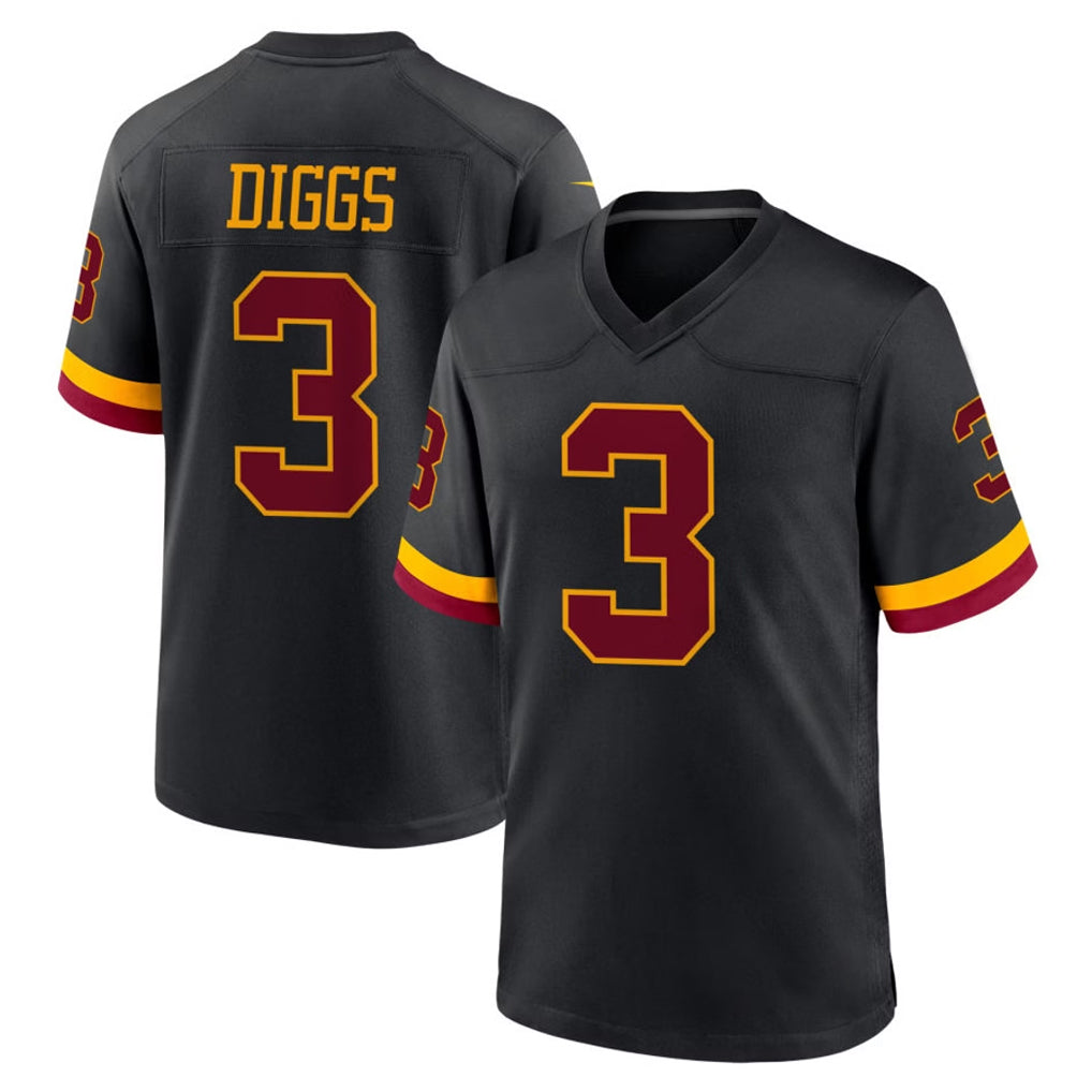 My Store W.Commanders #3 Stefon Diggs Player Black Limited Home Game Stitched Jerseys