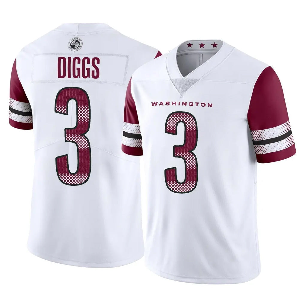 My Store W.Commanders #3 Stefon Diggs Player White Limited Vapor Home Game Stitched Jerseys