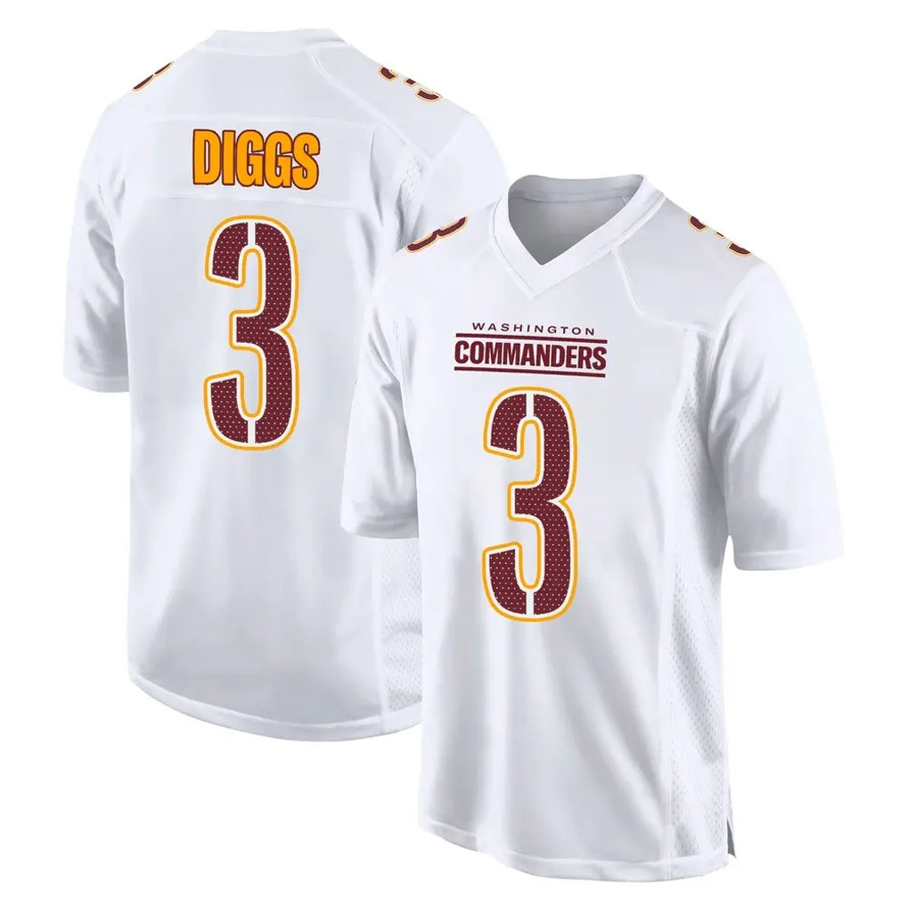 My Store W.Commanders #3 Stefon Diggs Player White Tundra Fashion Home Game Stitched Jerseys