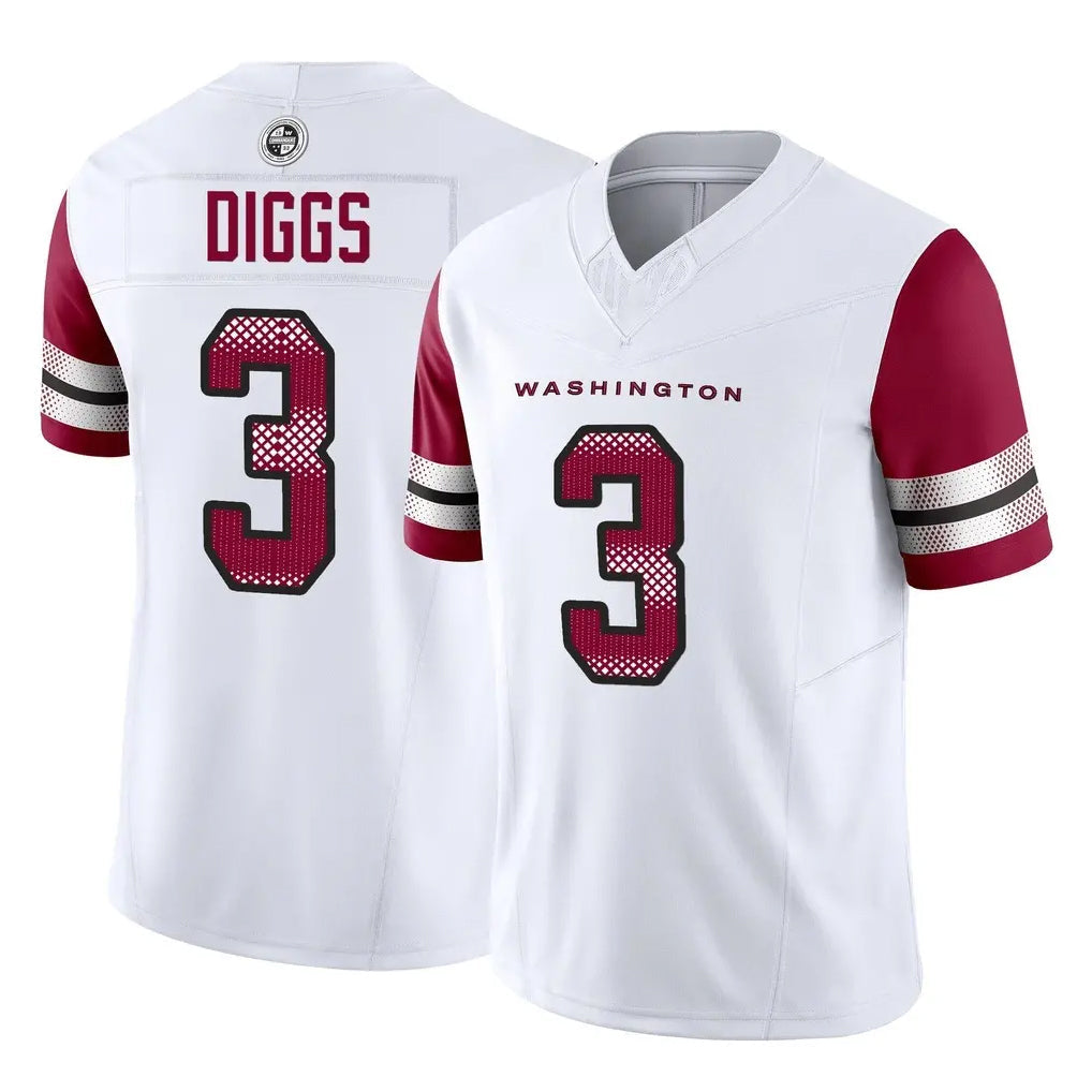 My Store W.Commanders #3 Stefon Diggs Player White Vapor F.U.S.E. Limited Home Game Stitched Jerseys