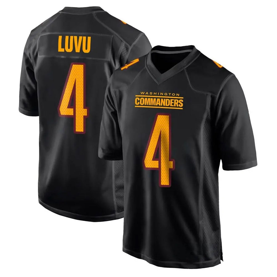 My Store W.Commanders #4 Frankie Luvu Player Black Fashion Stitched Jerseys