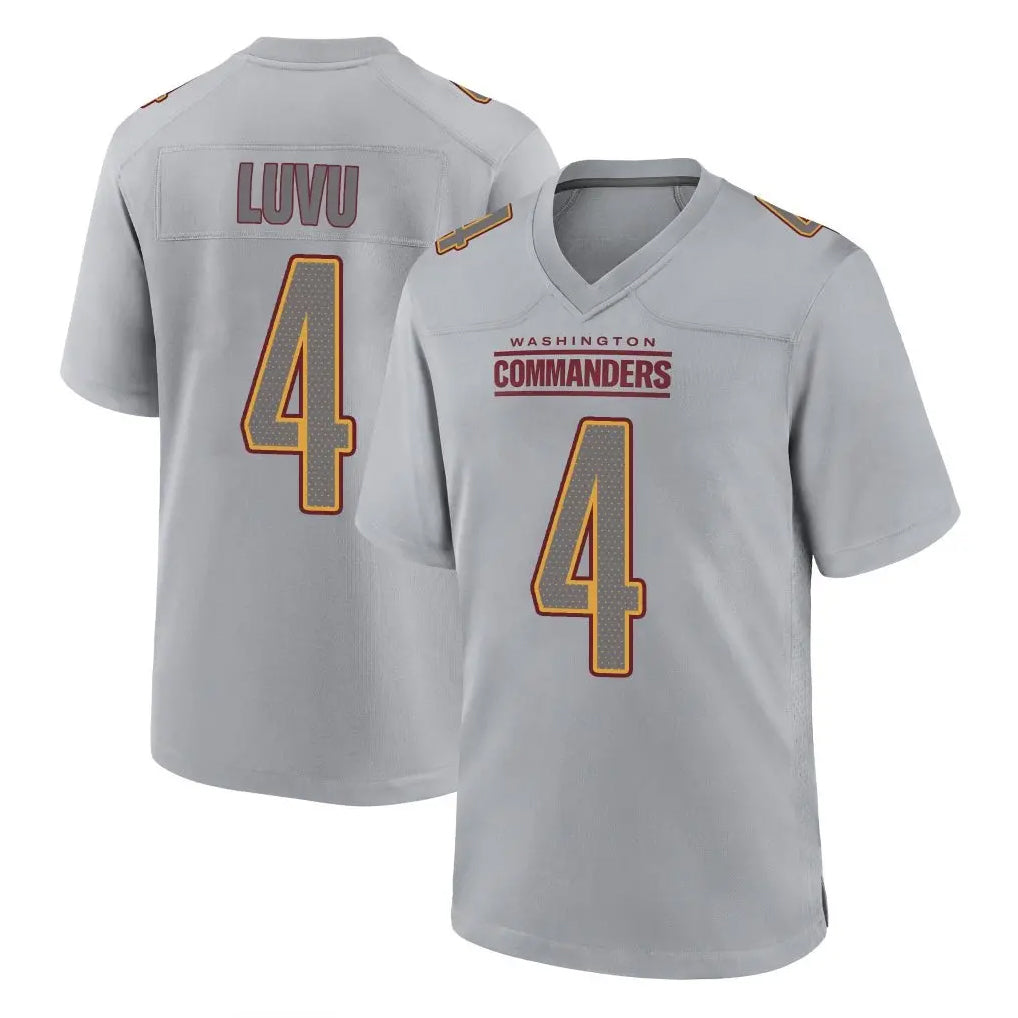 My Store W.Commanders #4 Frankie Luvu Player Gray Atmosphere Fashion Home Game Stitched Jerseys