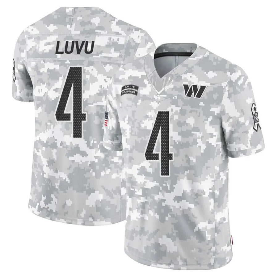 My Store W.Commanders #4 Frankie Luvu Player Limited Arctic Camo Salute to Service Stitched Jerseys