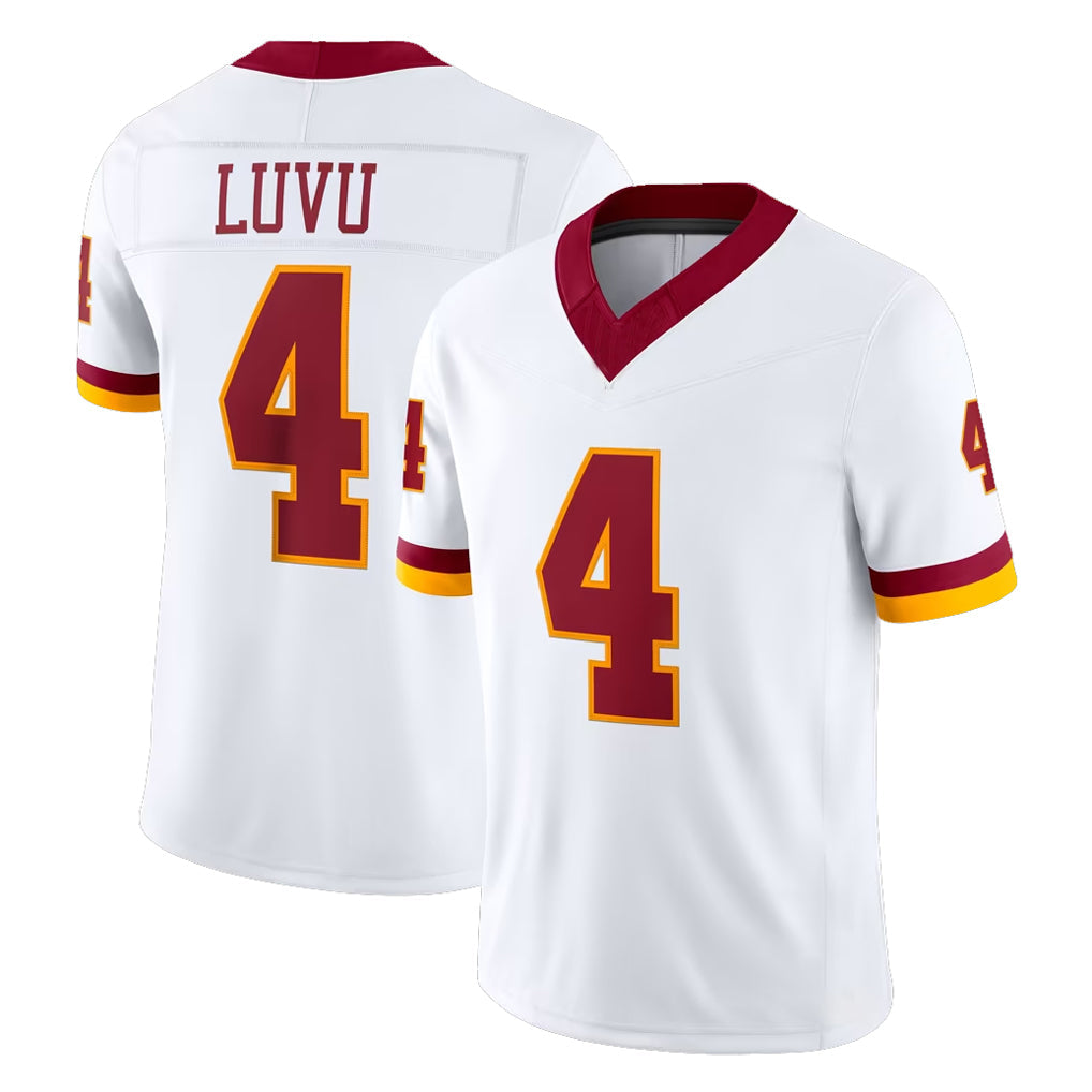 My Store W.Commanders #4 Frankie Luvu Player White Limited Vapor F.U.S.E. Home Game Stitched Jerseys