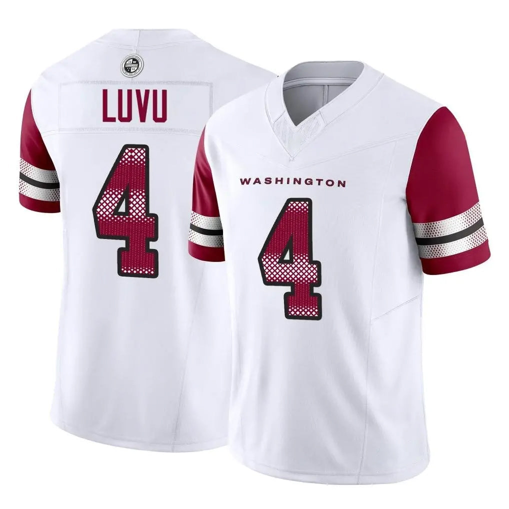 My Store W.Commanders #4 Frankie Luvu Player White Vapor F.U.S.E. Limited Home Game Stitched Jerseys