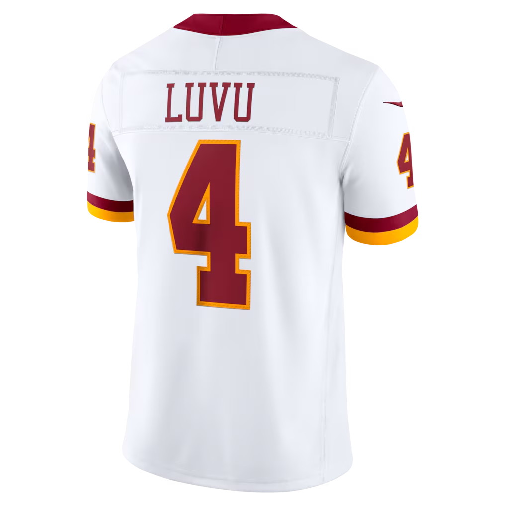 My Store W.Commanders #4 Frankie Luvu White Vapor F.U.S.E. Stitched Limited Jerseys