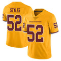 My Store W.Commanders #52 Sonny Styles Player Gold Limited Color Rush Home Game Stitched Jerseys
