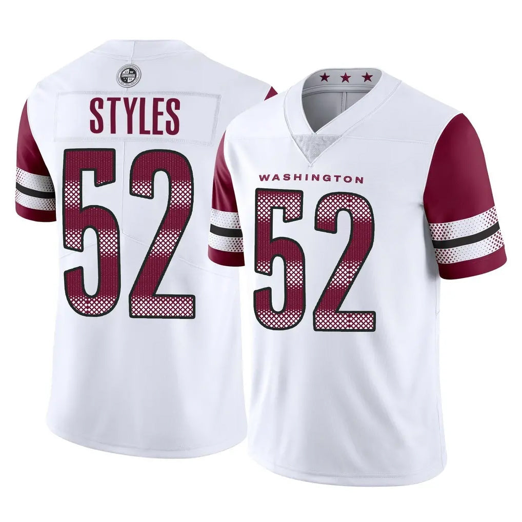 My Store W.Commanders #52 Sonny Styles Player White Limited Vapor Home Game Stitched Jerseys