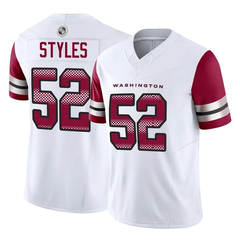 My Store W.Commanders #52 Sonny Styles Player White Vapor F.U.S.E. Limited Home Game Stitched Jerseys
