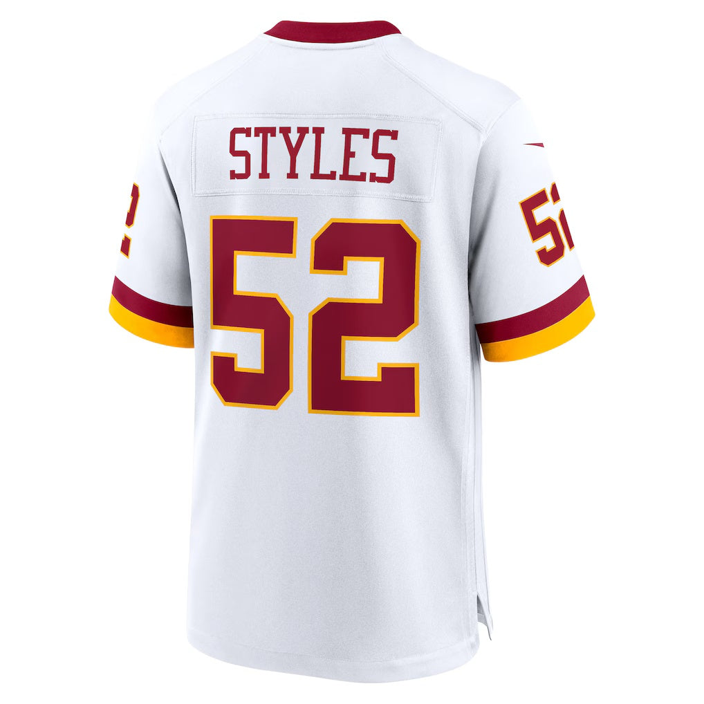 My Store W.Commanders #52 Sonny Styles White Game Super Bowl Era Stitched Jerseys