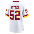 My Store W.Commanders #52 Sonny Styles White Game Super Bowl Era Stitched Jerseys