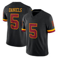 My Store W.Commanders #5 Jayden Daniels Player Black Limited Vapor Home Game Stitched Jerseys