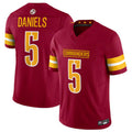 My Store W.Commanders #5 Jayden Daniels Player Burgundy Vapor F.U.S.E. Limited Stitched Jerseys