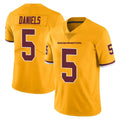 My Store W.Commanders #5 Jayden Daniels Player Gold Limited Color Rush Home Game Stitched Jerseys