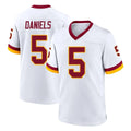 My Store W.Commanders #5 Jayden Daniels Player White Home Game Stitched Jerseys