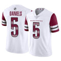 My Store W.Commanders #5 Jayden Daniels Player White Limited Vapor Home Game Stitched Jerseys