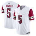My Store W.Commanders #5 Jayden Daniels Player White Vapor F.U.S.E. Limited Stitched Jerseys