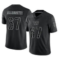 My Store W.Commanders #67 Nick Allegretti Player Black Limited Reflective Home Game Stitched Jerseys