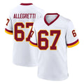 My Store W.Commanders #67 Nick Allegretti Player White Home Game Stitched Jerseys