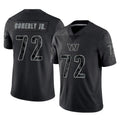 My Store W.Commanders #72 Josh Conerly Jr. Player Black Limited Reflective Home Game Stitched Jerseys