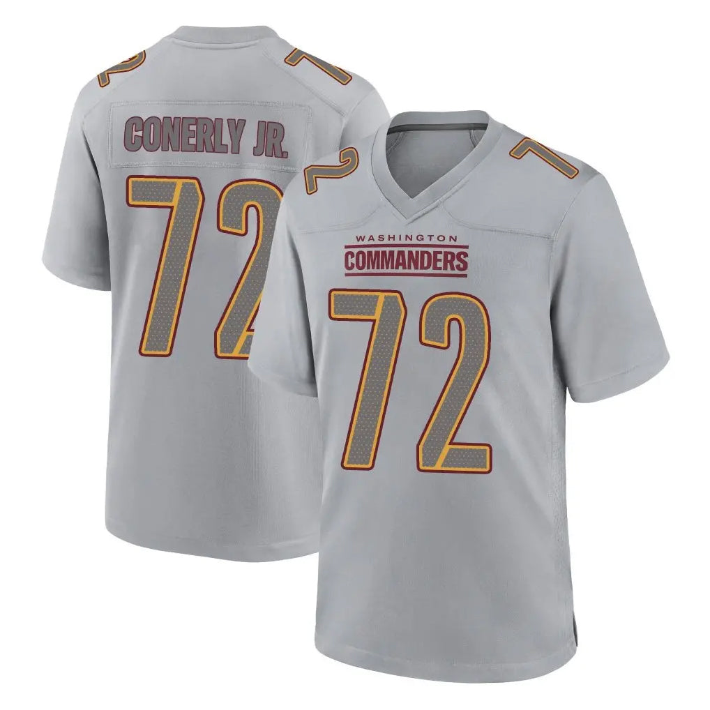 My Store W.Commanders #72 Josh Conerly Jr. Player Gray Atmosphere Fashion Home Game Stitched Jerseys