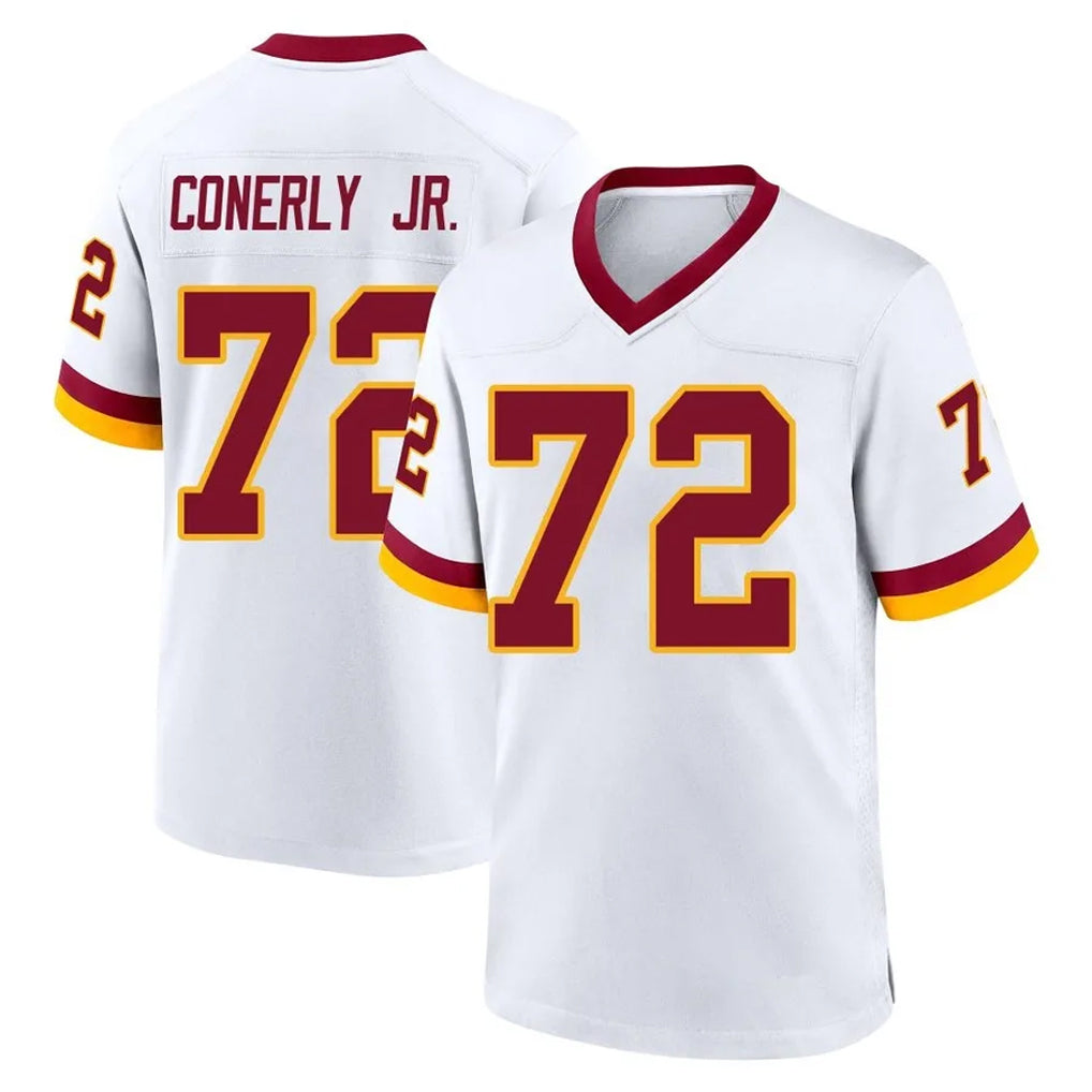 My Store W.Commanders #72 Josh Conerly Jr. Player White Home Game Stitched Jerseys