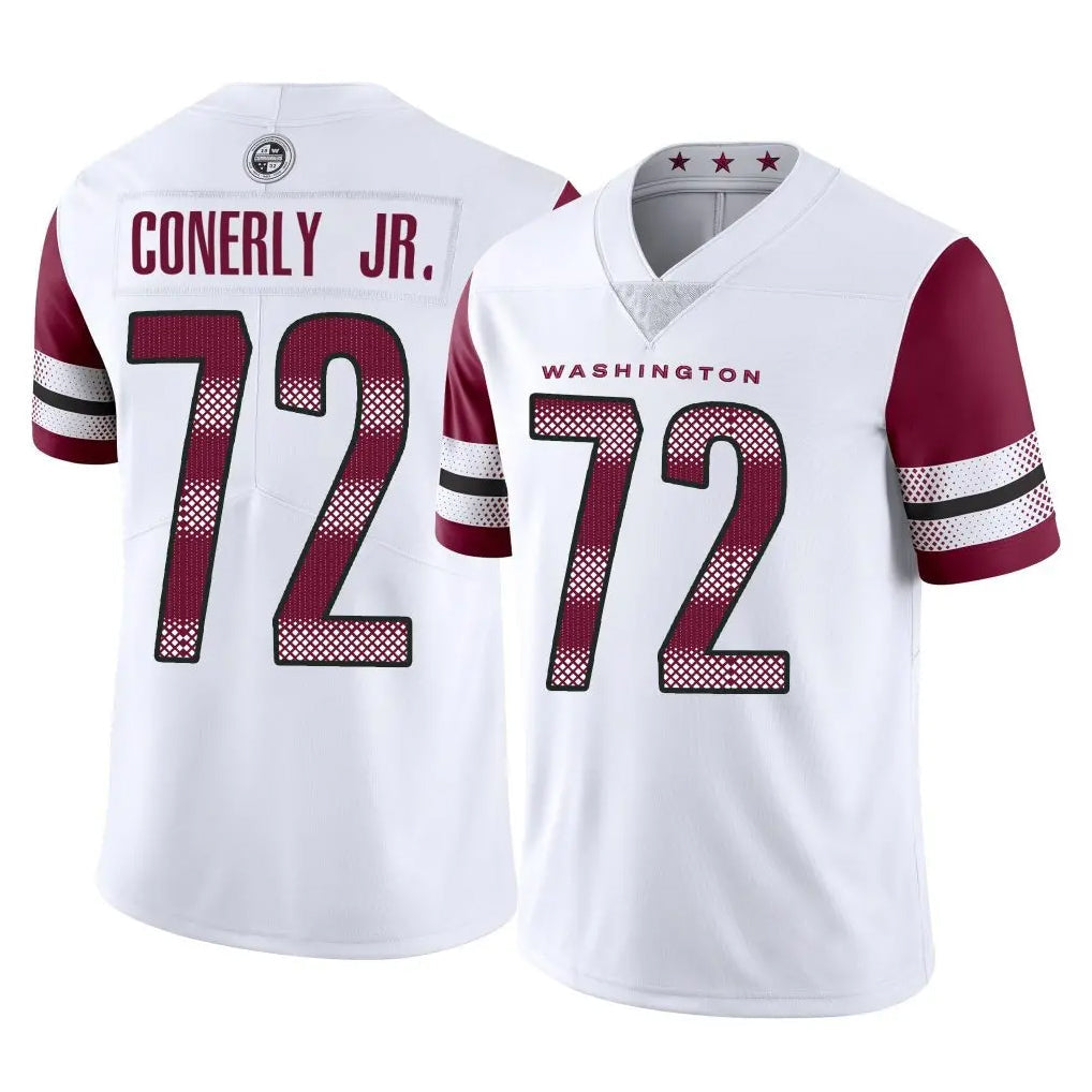 My Store W.Commanders #72 Josh Conerly Jr. Player White Limited Vapor Home Game Stitched Jerseys