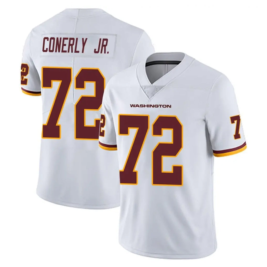 My Store W.Commanders #72 Josh Conerly Jr. Player White Limited Vapor Untouchable Home Game Stitched Jerseys