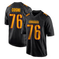 My Store W.Commanders #76 Sam Cosmi Player Black Carbon Fashion Home Game Stitched Jerseys