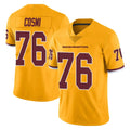 My Store W.Commanders #76 Sam Cosmi Player Gold Limited Color Rush Home Game Stitched Jerseys