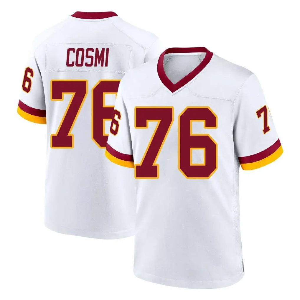 My Store W.Commanders #76 Sam Cosmi Player White Home Game Stitched Jerseys