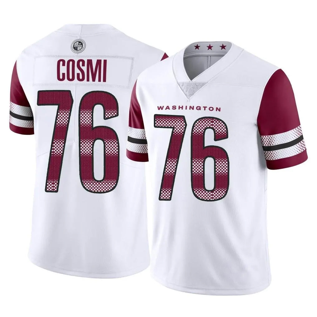 My Store W.Commanders #76 Sam Cosmi Player White Limited Vapor Home Game Stitched Jerseys