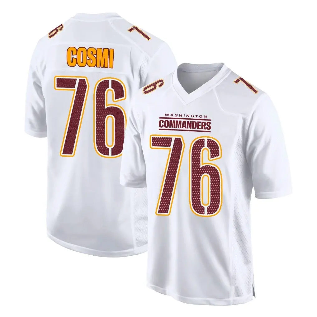 My Store W.Commanders #76 Sam Cosmi Player White Tundra Fashion Home Game Stitched Jerseys